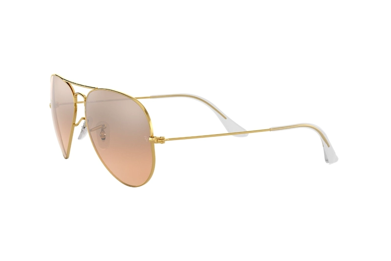 LENTES SOL RAY-BAN AVIATOR PINK MIRROR - 3