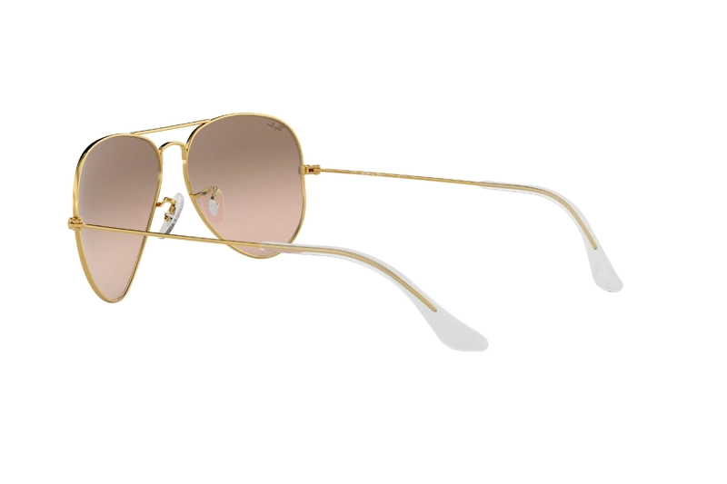 LENTES SOL RAY-BAN AVIATOR PINK MIRROR - 5