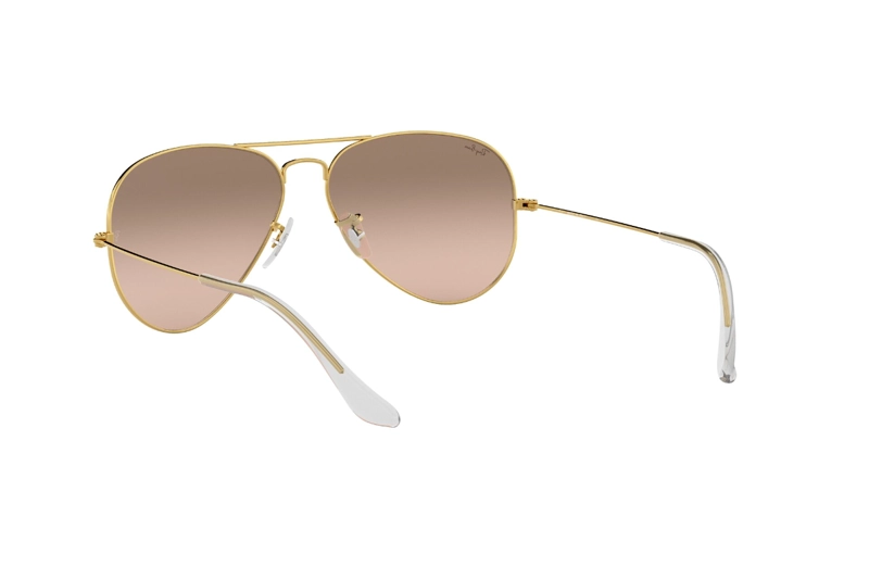 LENTES SOL RAY-BAN AVIATOR PINK MIRROR - 6
