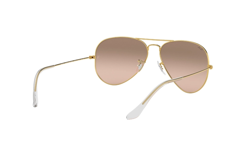 LENTES SOL RAY-BAN AVIATOR PINK MIRROR - 8