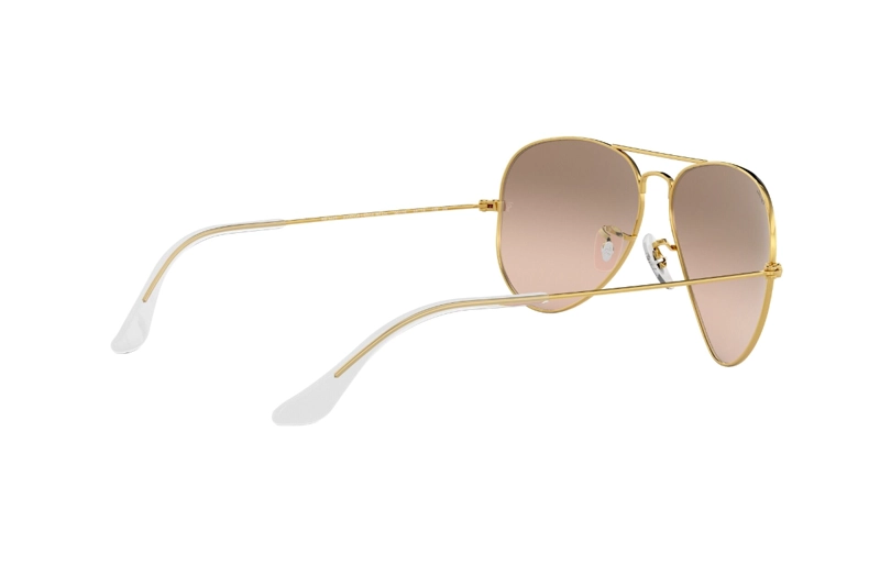 LENTES SOL RAY-BAN AVIATOR PINK MIRROR - 9