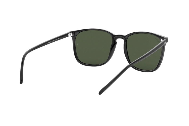 LENTES SOL RAY-BAN RB4387 NEGRO VERDE - 8