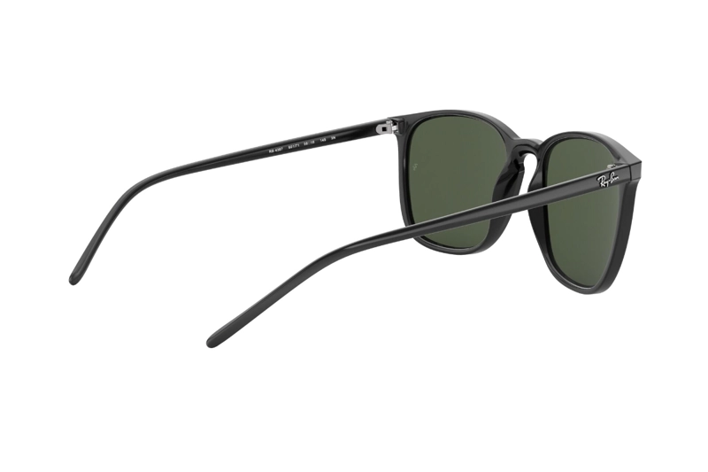 LENTES SOL RAY-BAN RB4387 NEGRO VERDE - 9