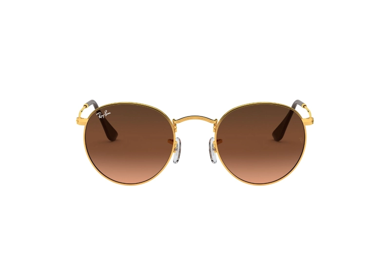 LENTES SOL RAY-BAN ROUND METAL BROWN - 1