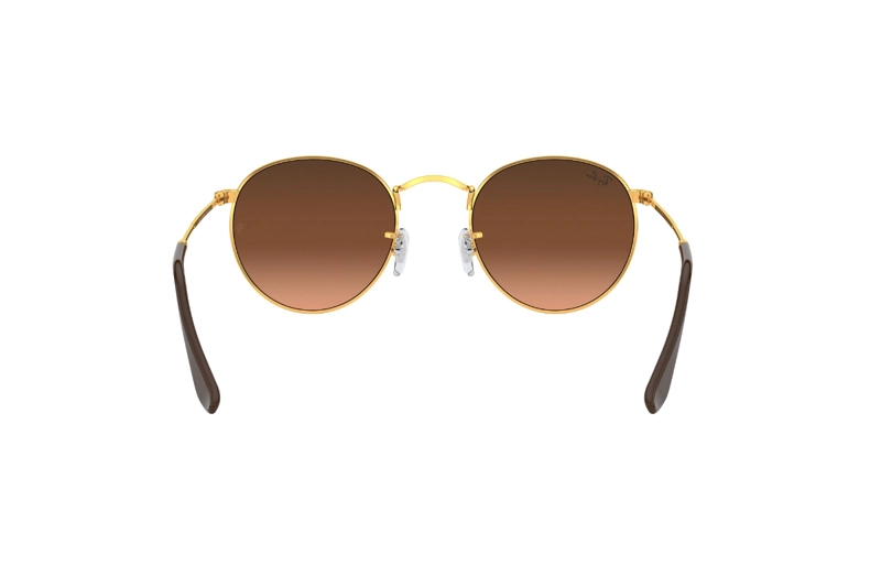 LENTES SOL RAY-BAN ROUND METAL BROWN - 4