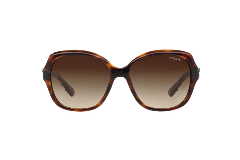 LENTES SOL VOGUE STRIPED DARK HAVANA EYEWEAR - 1