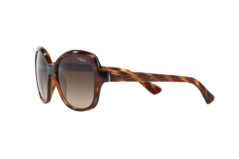 LENTES SOL VOGUE STRIPED DARK HAVANA EYEWEAR - 3
