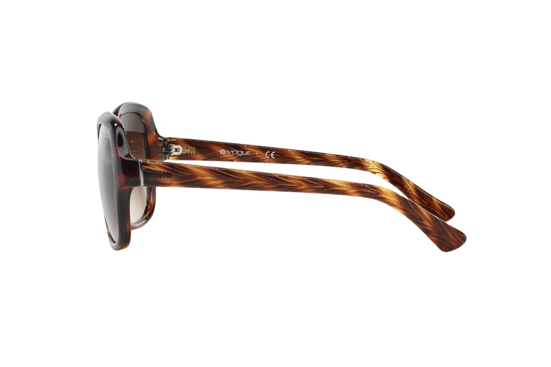 LENTES SOL VOGUE STRIPED DARK HAVANA EYEWEAR - 4