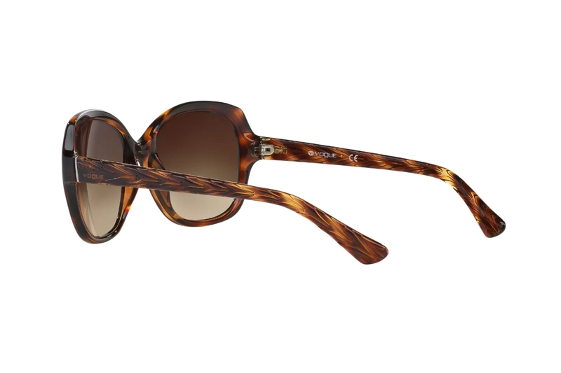 LENTES SOL VOGUE STRIPED DARK HAVANA EYEWEAR - 5
