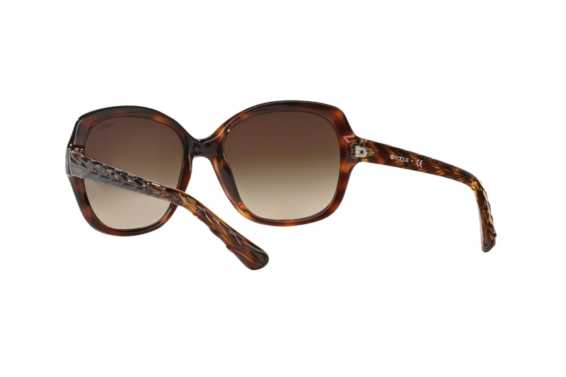 LENTES SOL VOGUE STRIPED DARK HAVANA EYEWEAR - 6