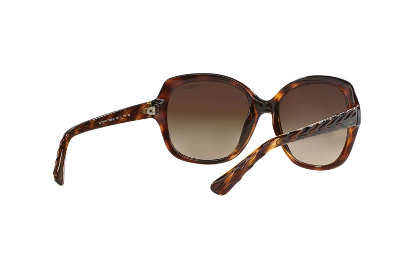 LENTES SOL VOGUE STRIPED DARK HAVANA EYEWEAR - 8