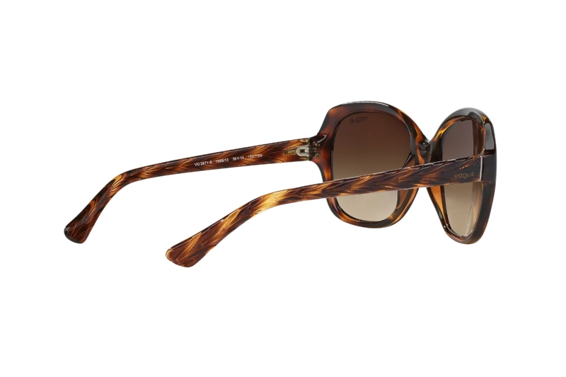 LENTES SOL VOGUE STRIPED DARK HAVANA EYEWEAR - 9