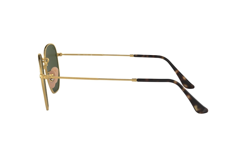 LENTES SOL RAY-BAN HEXAGONAL GOLD GREEN - 4