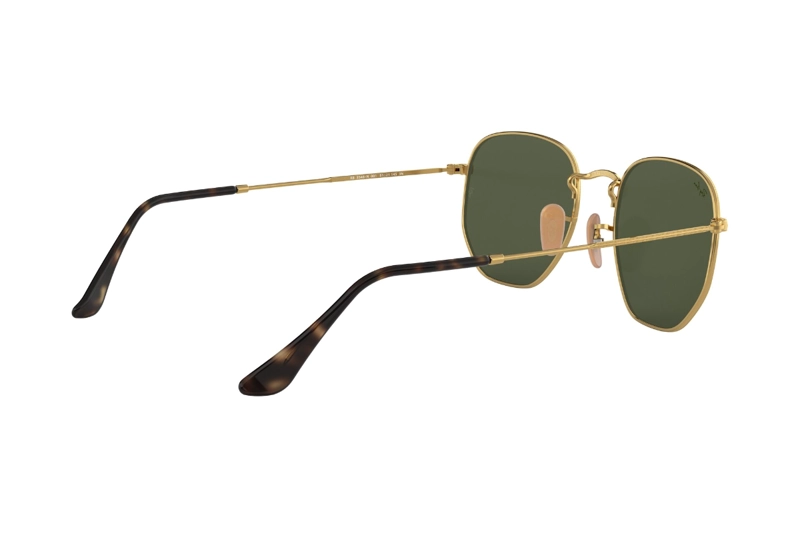 LENTES SOL RAY-BAN HEXAGONAL GOLD GREEN - 9