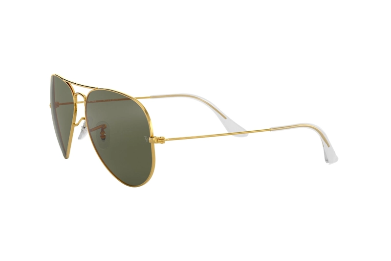 LENTES SOL RAY-BAN AVIATOR CLASSIC LEGEND GOLD POLARIZADOS - 3
