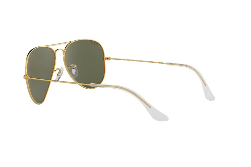 LENTES SOL RAY-BAN AVIATOR CLASSIC LEGEND GOLD POLARIZADOS - 5