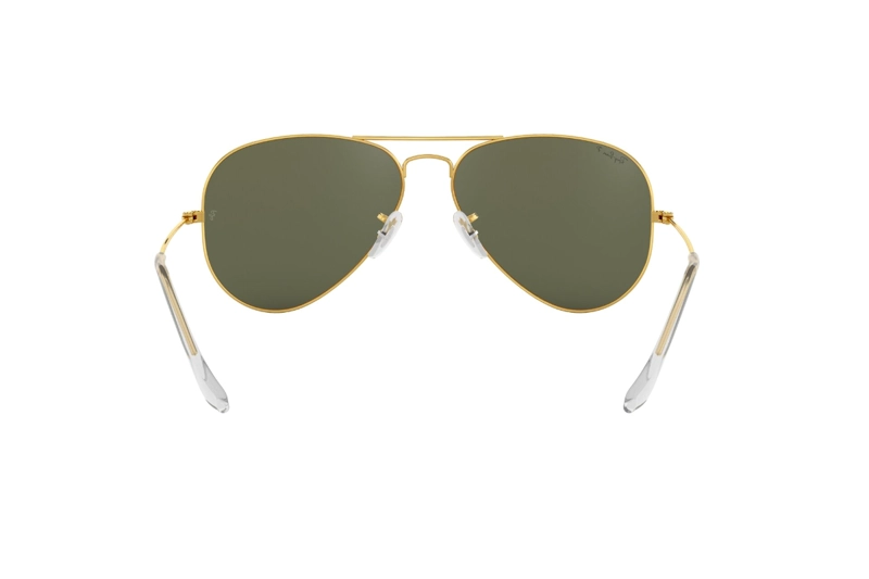 LENTES SOL RAY-BAN AVIATOR CLASSIC LEGEND GOLD POLARIZADOS - 7