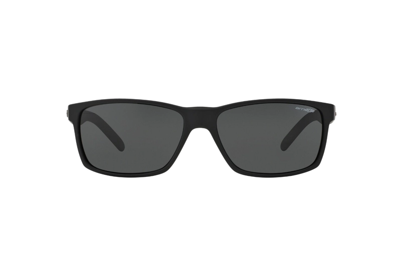 LENTES SOL ARNETTE SLICKSTER BLACK RUBBER - 1