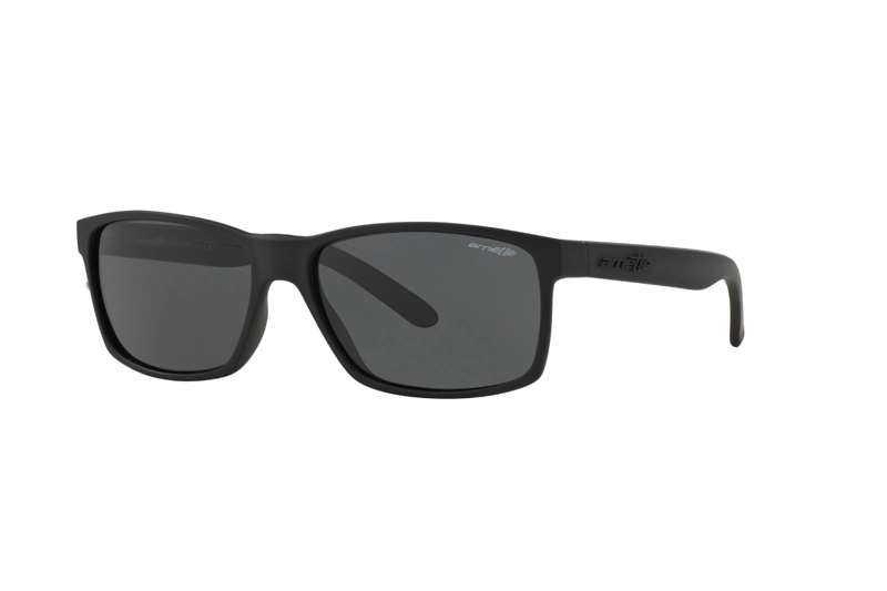 LENTES SOL ARNETTE SLICKSTER BLACK RUBBER - 2