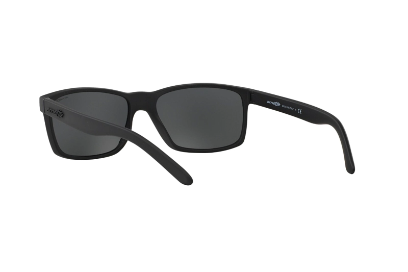 LENTES SOL ARNETTE SLICKSTER BLACK RUBBER - 6