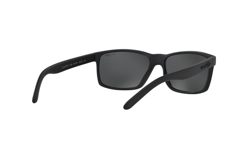 LENTES SOL ARNETTE SLICKSTER BLACK RUBBER - 8