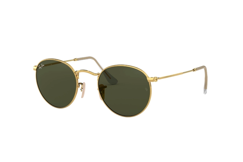 LENTES SOL RAY-BAN ROUND METAL LEGEND GOLD - 2