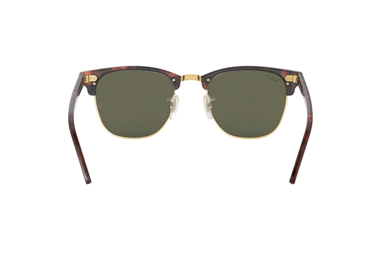 LENTES SOL RAY-BAN CLUBMASTER RED HAVANA POLARIZADOS - 7