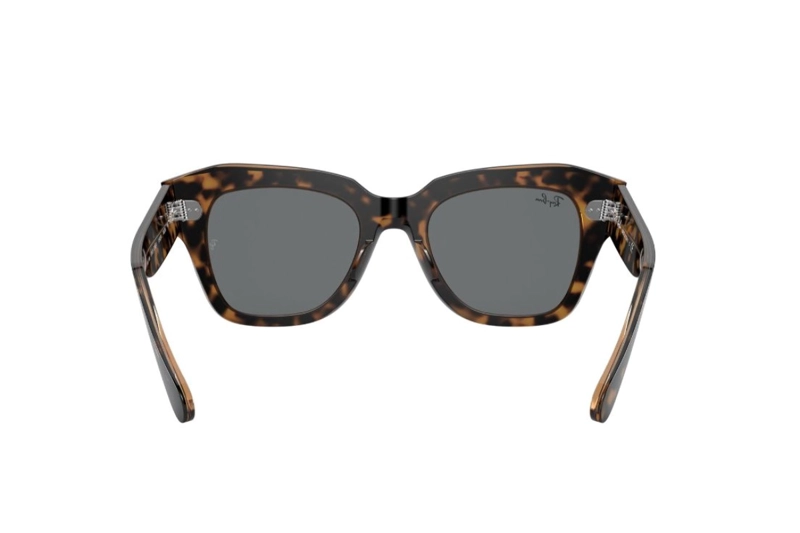 LENTES SOL RAY-BAN STATE STREET HAVANA ON BROWN - 4