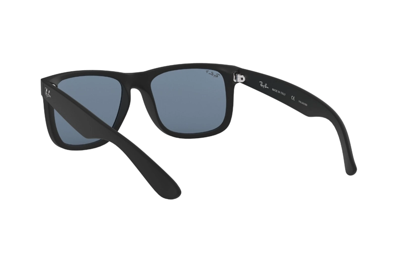 LENTES SOL RAY-BAN JUSTIN BLUE POLARIZADOS - 6