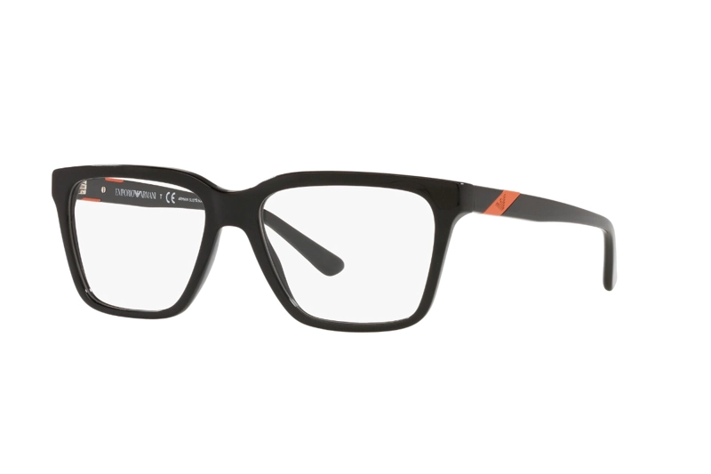 LENTES OPTICOS NEGRO EMPORIO ARMANI - 2