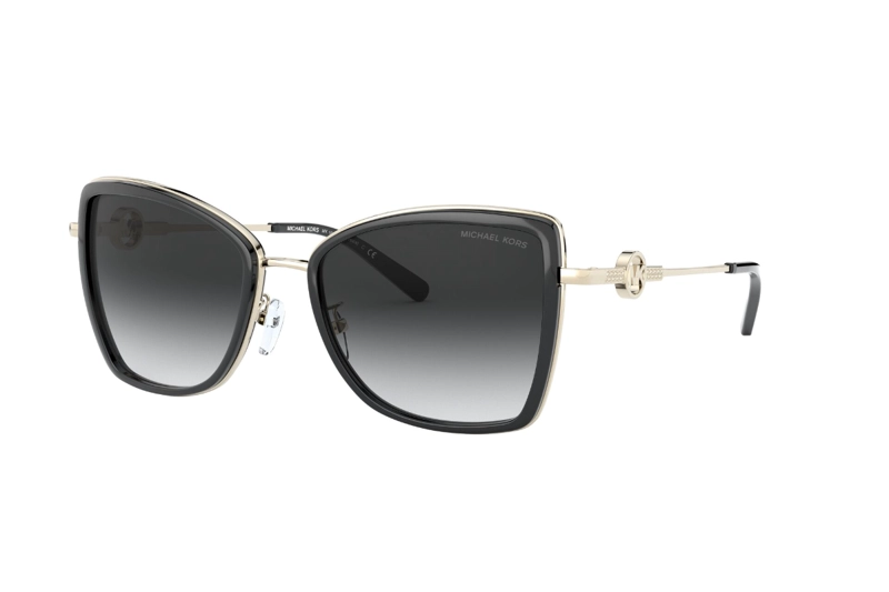 LENTES SOL MICHAEL KORS CORSICA LIGHT GOLD BLACK - 2