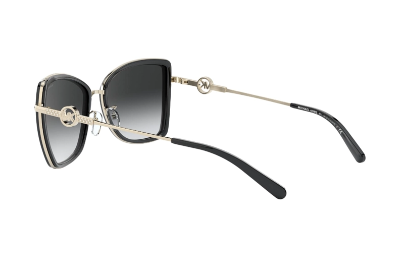 LENTES SOL MICHAEL KORS CORSICA LIGHT GOLD BLACK - 5