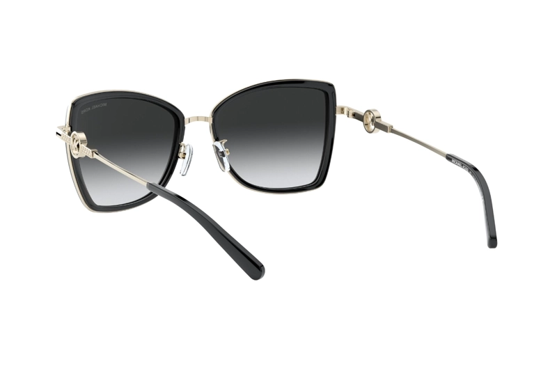 LENTES SOL MICHAEL KORS CORSICA LIGHT GOLD BLACK - 6