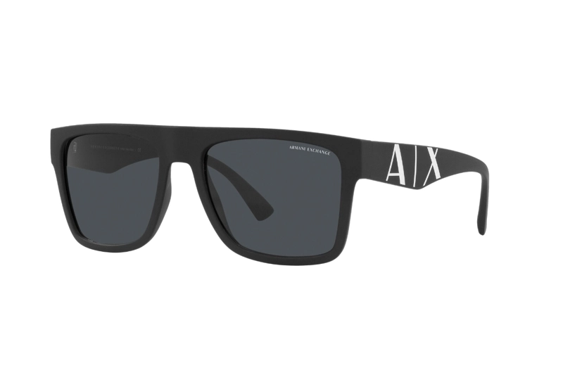 LENTES SOL ARMANI EXCHANGE MATTE NEGRO SUSTENTABLE - 2