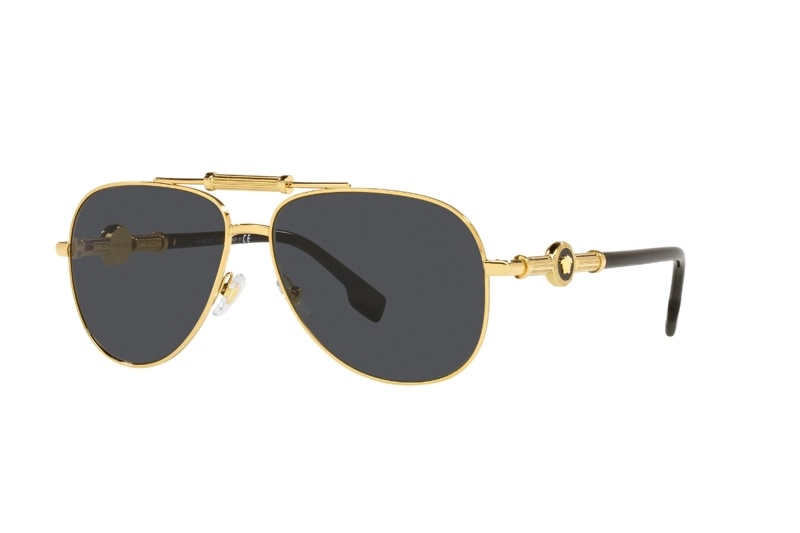LENTES DE SOL GOLD VERSACE - 1