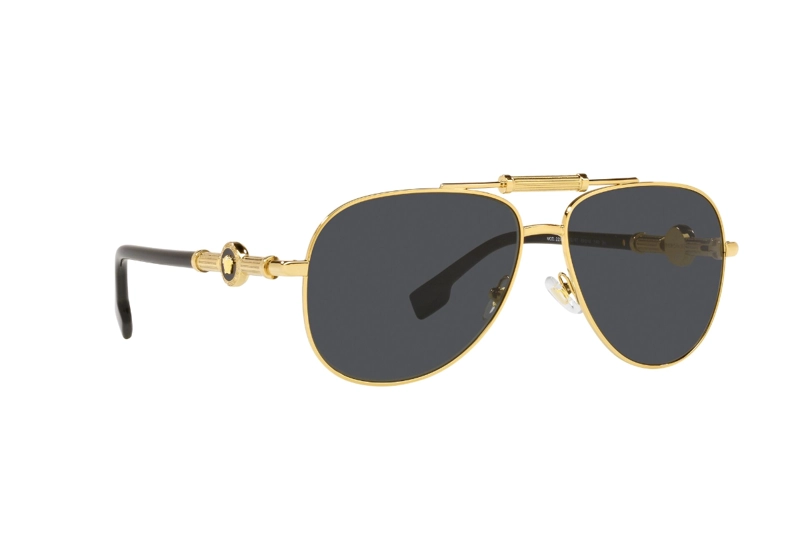 LENTES DE SOL GOLD VERSACE - 8