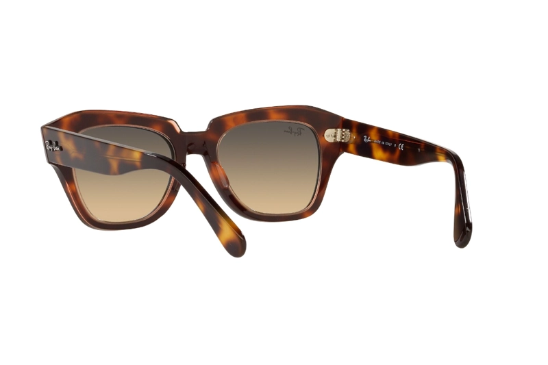 LENTES SOL RAY-BAN STATE STREET HAVANA ON PINK - 6