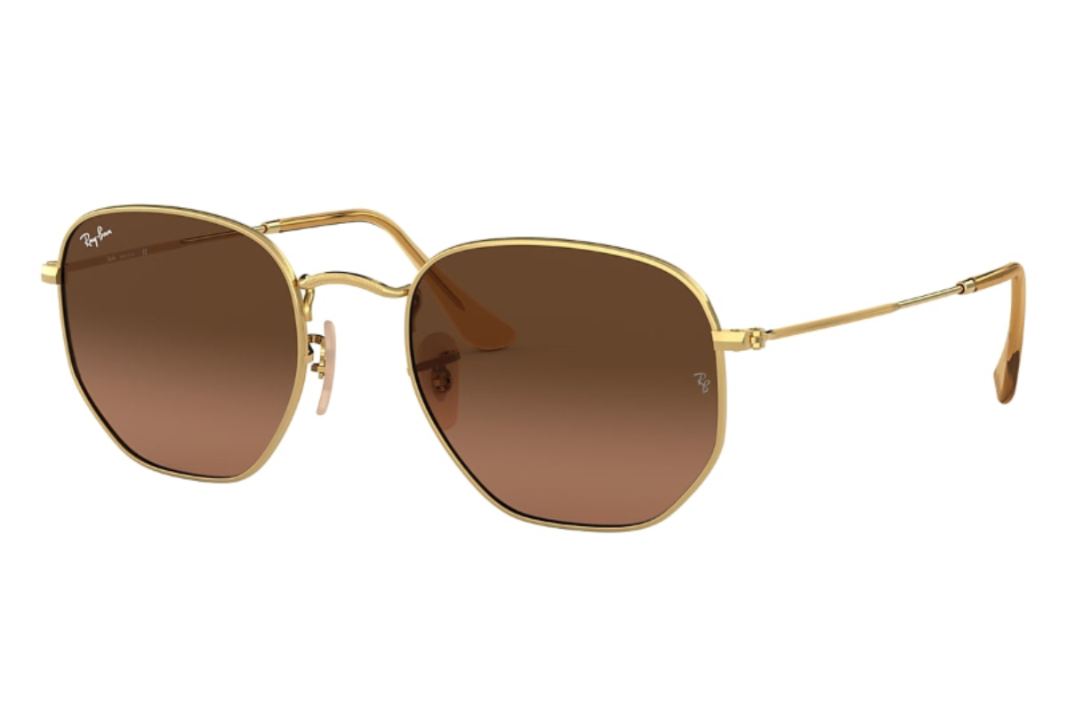 LENTES DE SOL HEXAGONAL DORADO RAY-BAN - 2