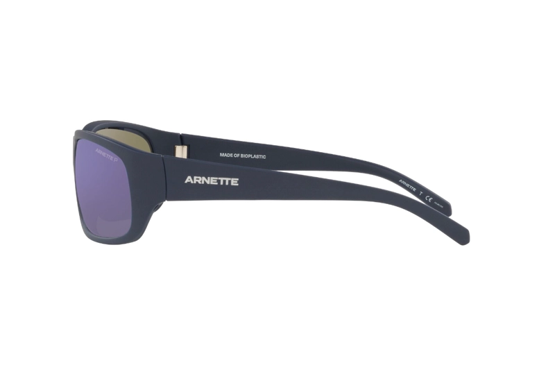 LENTES SOL ARNETTE UKA-UKA MATTE BLUE POLARIZADOS SUSTENTABLE - 4