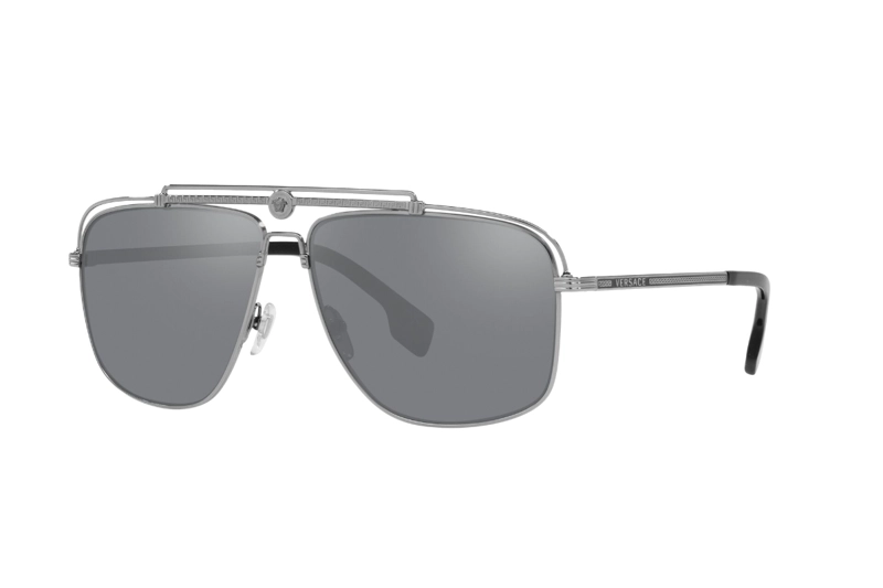 LENTES SOL VERSACE GUNMETAL - 1