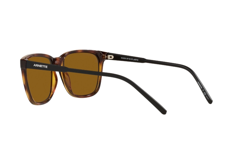 LENTES SOL ARNETTE HAVANA POLARIZADOS SUSTENTABLE - 5