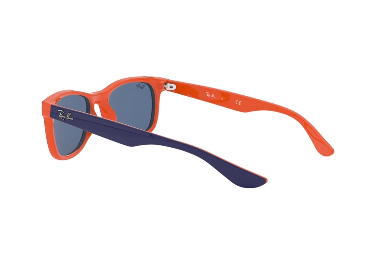 LENTES SOL RAY-BAN NEW WAYFARER AZUL JUNIOR NIÑOS - 5