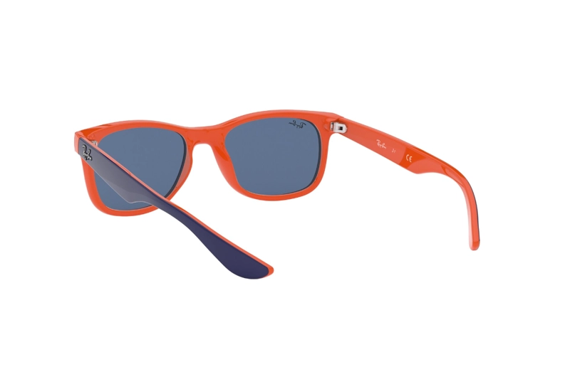 LENTES SOL RAY-BAN NEW WAYFARER AZUL JUNIOR NIÑOS - 6