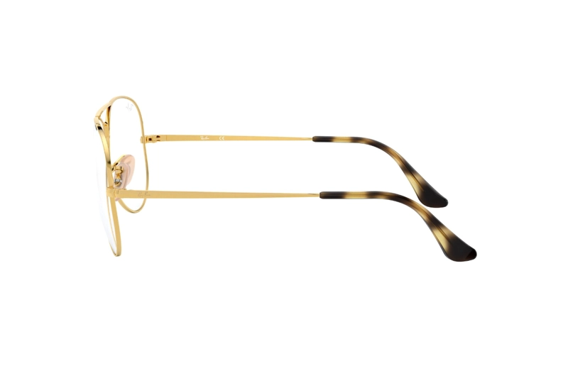 LENTES RAY-BAN ÓPTICOS AVIATOR DORADO ÓPTICAL - 4