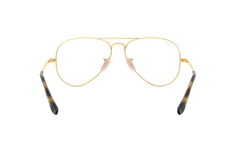 LENTES RAY-BAN ÓPTICOS AVIATOR DORADO ÓPTICAL - 7