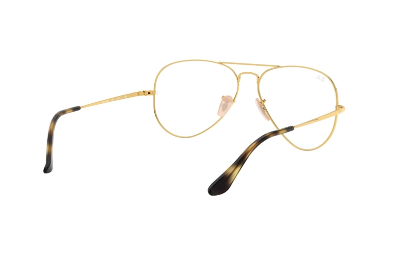 LENTES RAY-BAN ÓPTICOS AVIATOR DORADO ÓPTICAL - 8