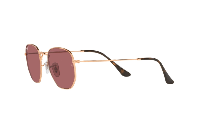 LENTES DE SOL HEXAGONAL ROSE GOLD POLARIZADOS RAY-BAN - 3