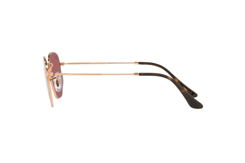 LENTES DE SOL HEXAGONAL ROSE GOLD POLARIZADOS RAY-BAN - 4