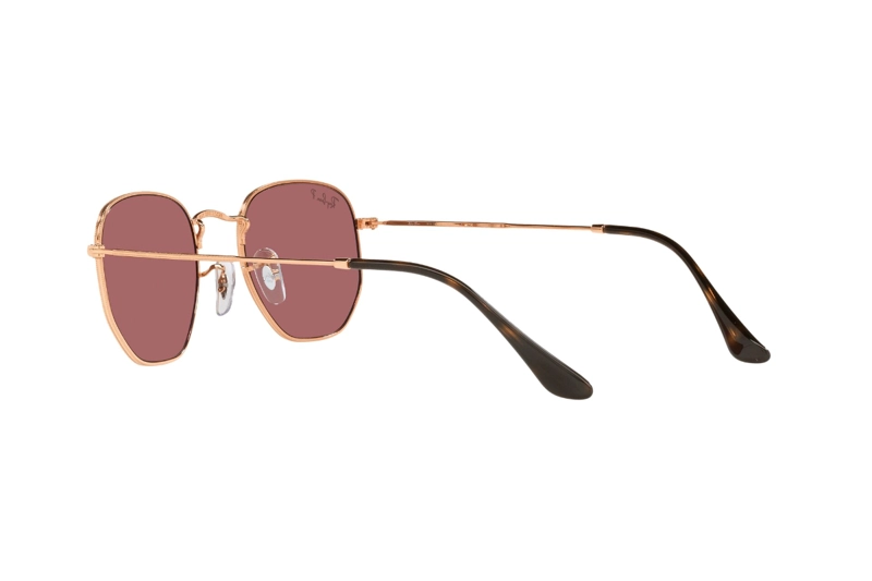 LENTES DE SOL HEXAGONAL ROSE GOLD POLARIZADOS RAY-BAN - 5