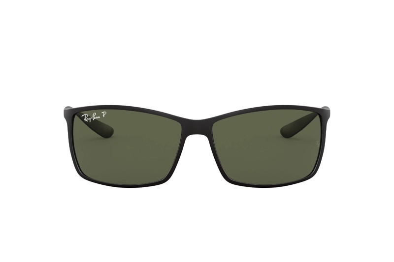 LENTES SOL RAY-BAN LITEFORCE MATTE BLACK POLARIZADOS - 1